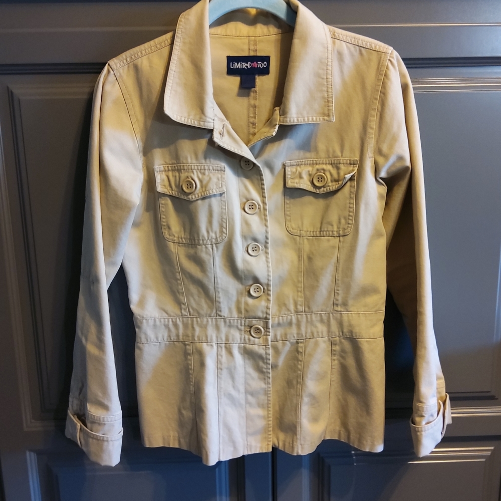 🤎Limited Too Khaki Jacket. - Picture 1 of 3